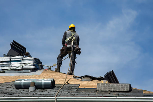 Professional Flat Roof Repair technician working in Dakota City, NE